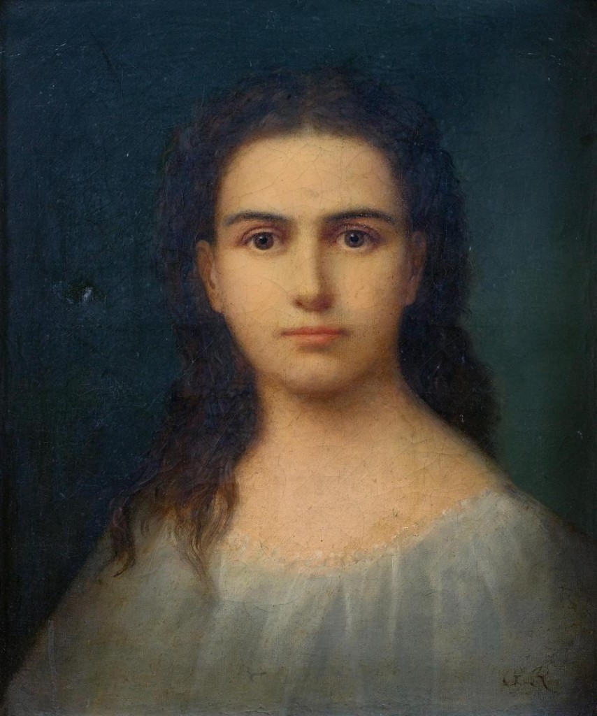 Portrait de femme, Gustave Ricard, vers 1850. DR.