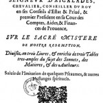 Page de titre des Théorèmes,
Toulouse, 1613.