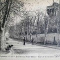 Boulevard Notre-Dame à la croisée du cours Sextius. DR.