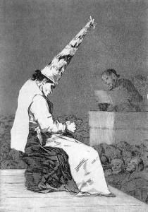 Abjuration d’un hérétique. Francisco de Goya (1746-1828)