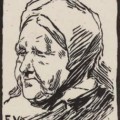 Tête de vieille femme,
Félix Vallotton, 1891. BnF.