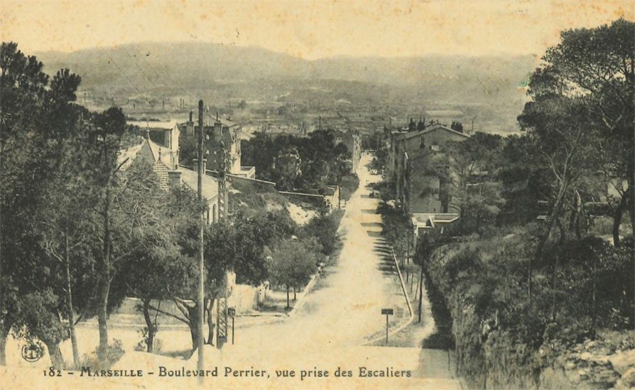 Le boulevard Perrier, à Marseille. DR.