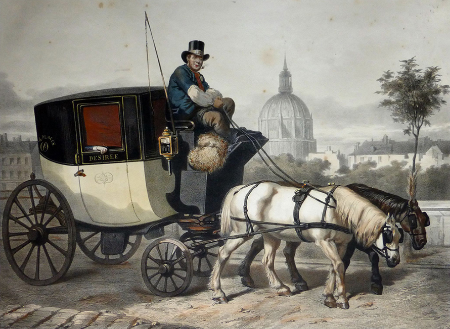 Voiture vers 1880. DR.