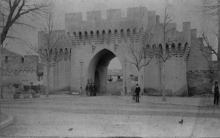 Avignon, chemin de Saint-Roch, années 1890. DR.