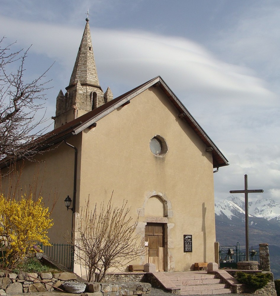 L'église de Puy-Saint-Eusèbe. © Fr. Latreille, 2011.