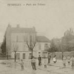 Peyrolles. Place des Tilleuls. DR.