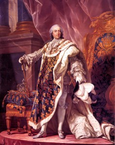 Louis XV en habit de sacre (portrait de Louis-Michel Van Loo)