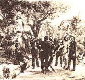 Fondation du Félibrige à Font-Ségugne (1854)
