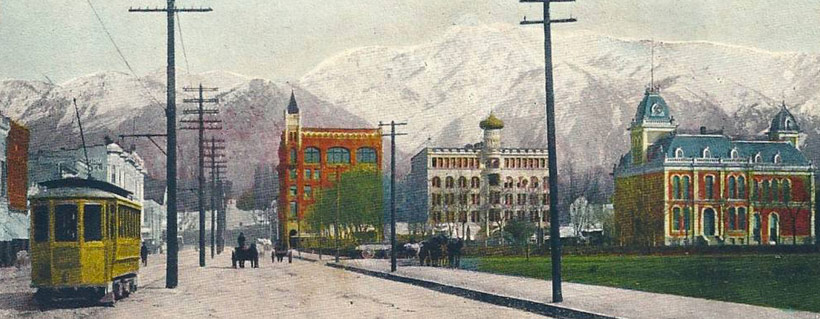 Ogden (Utah) au début du XXe siècle. DR.