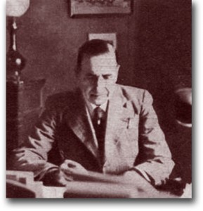 Géo Mallevalle, procureur de la République, en 1935. Photo : © Le Détective, n°373. DR.