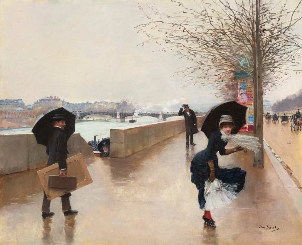 Jean Béraud (1846-1936), Le vent.
