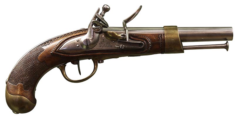 Un pistolet d'arçon. Début XIXe siècle. DR.